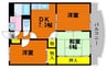 プリムローズコート 3DKの間取り