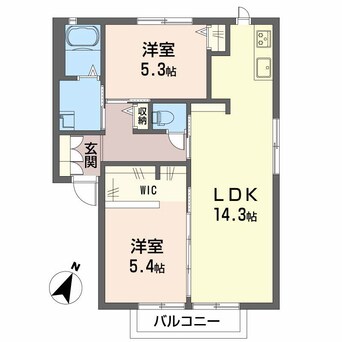 間取図 ビック　イースト　Ｂ棟