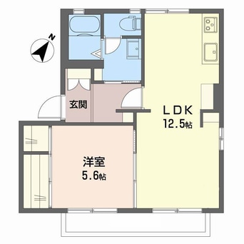 間取図 サンフォルテ　A棟