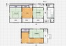 浜町戸建て 4DKの間取り