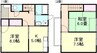 三宅様上富井戸建 3DKの間取り