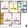 サンコーポ石井　B棟 3DKの間取り