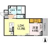 カルム 1LDKの間取り