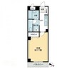 NMB.B.新倉敷 1Kの間取り