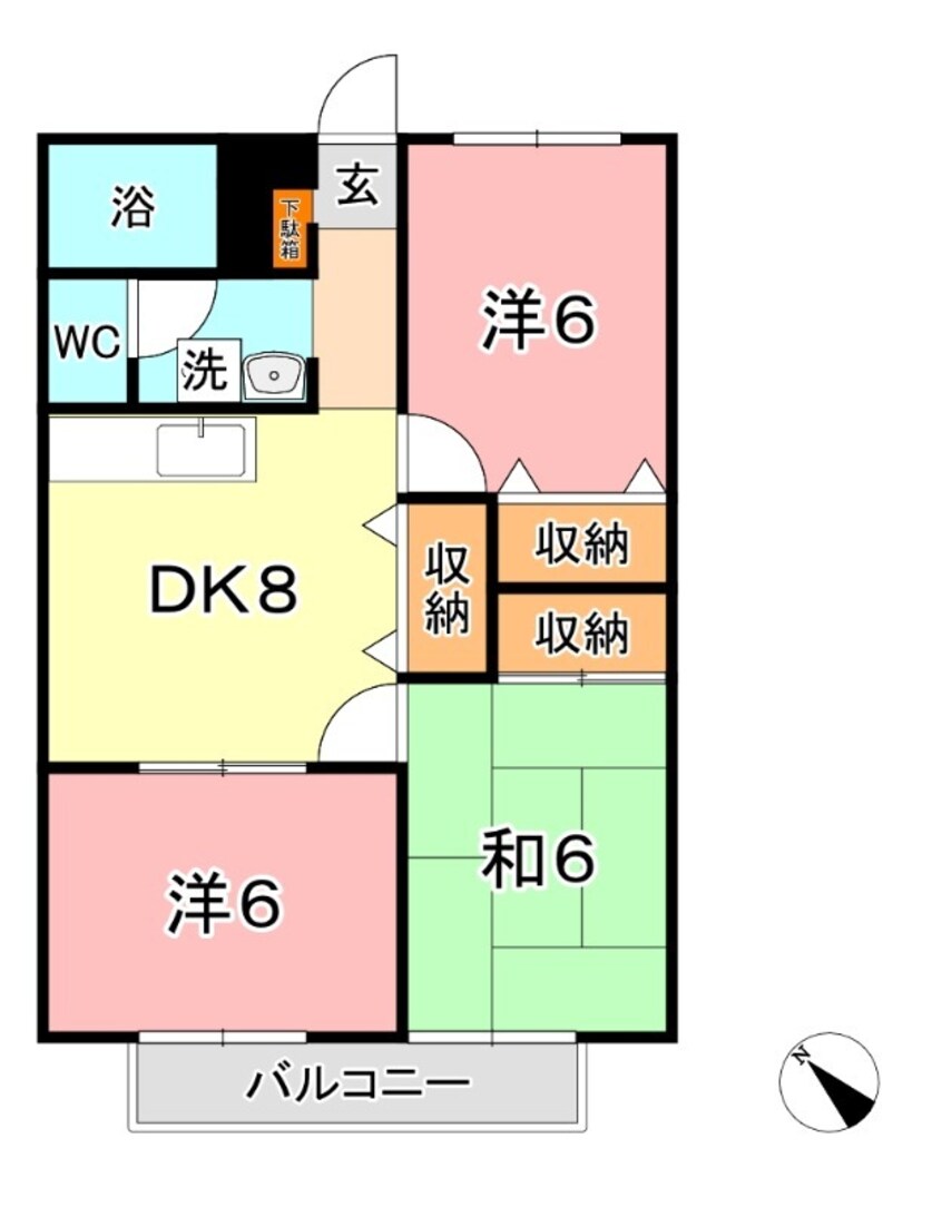 間取図 フォブールセラフィーⅠ