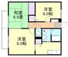 サンエクセル 3Kの間取り
