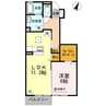 ボヌール(連島町) 1LDKの間取り
