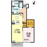 ボヌール(連島町) 1LDKの間取り