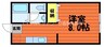 山陽本線（中国）/倉敷駅 徒歩16分 1階 築32年 1Kの間取り