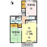 ファミール小野　Ｂ棟 2LDKの間取り