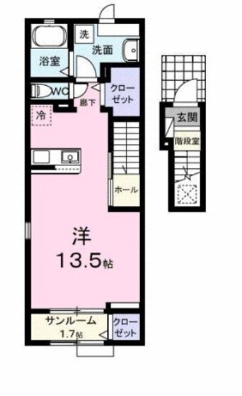 間取図 エムズガーデンＡ