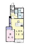 伯備線/清音駅 徒歩7分 1階 築18年 1LDKの間取り