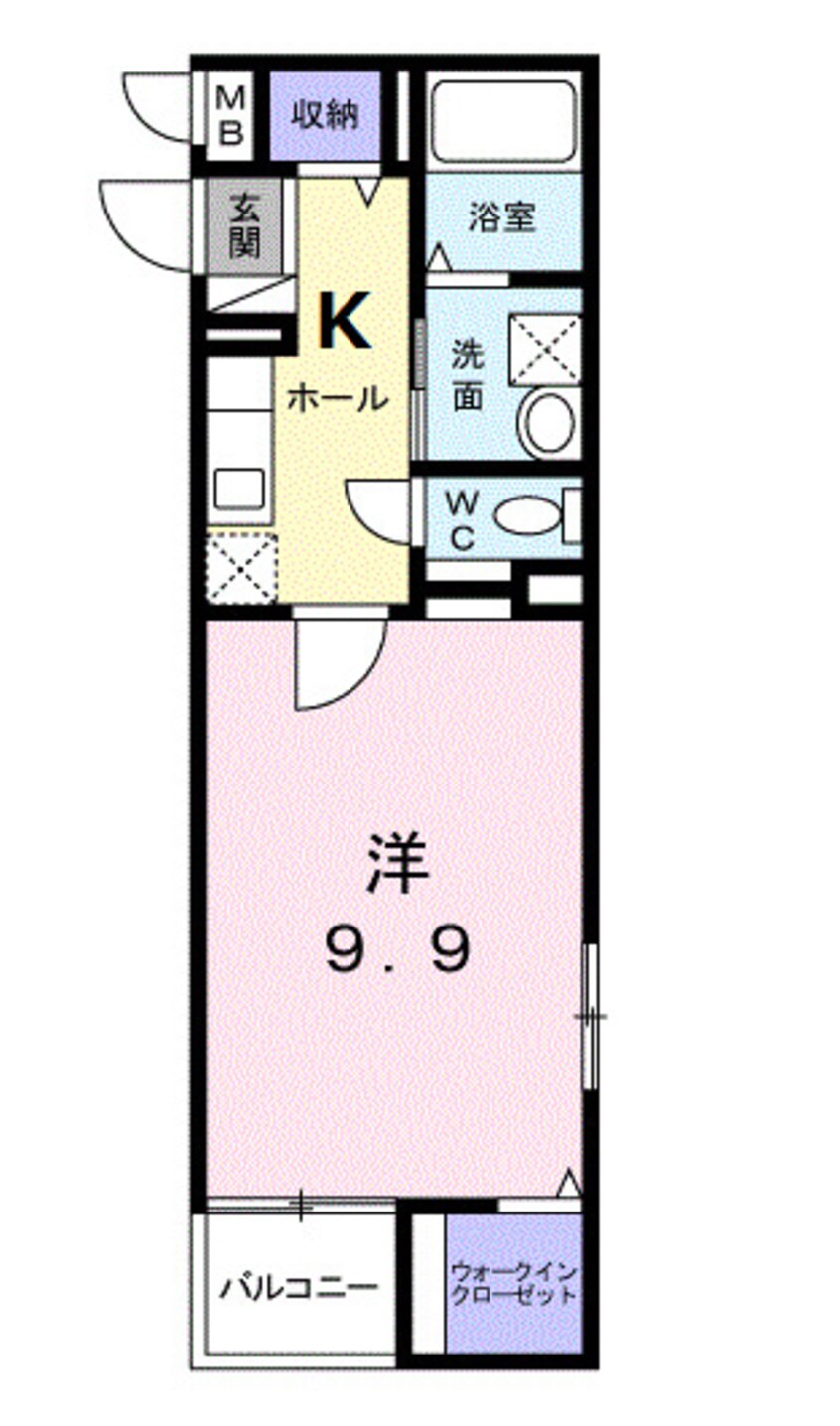 間取図 クレール壱番館