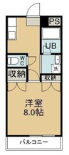 マンションイーグル 1Kの間取り