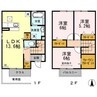 サンヴィオレ　A棟 3LDKの間取り