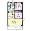 サニーレジデンス　ＹＫ 2LDKの間取り