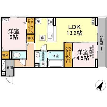 間取図 ヴィオルーチェ　Ｂ棟