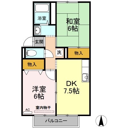 間取り図 アーバンシャトル　B棟