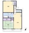 セジュール村前 2LDKの間取り
