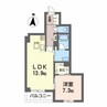 シャノワール 1LDKの間取り
