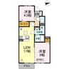 瀬戸内ハウジング 2LDKの間取り