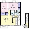 ＰＲＩＮＣＥ　ＣＯＵＲＴ　Ａ 2LDKの間取り