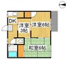 清音セントラルハイツ 3DKの間取り