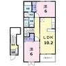 ピュア　ナリィシュ 2LDKの間取り