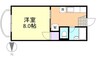 山陽本線（中国）/倉敷駅 徒歩12分 1階 築38年 1Kの間取り