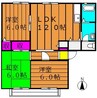 サンビレッジブライト 3LDKの間取り