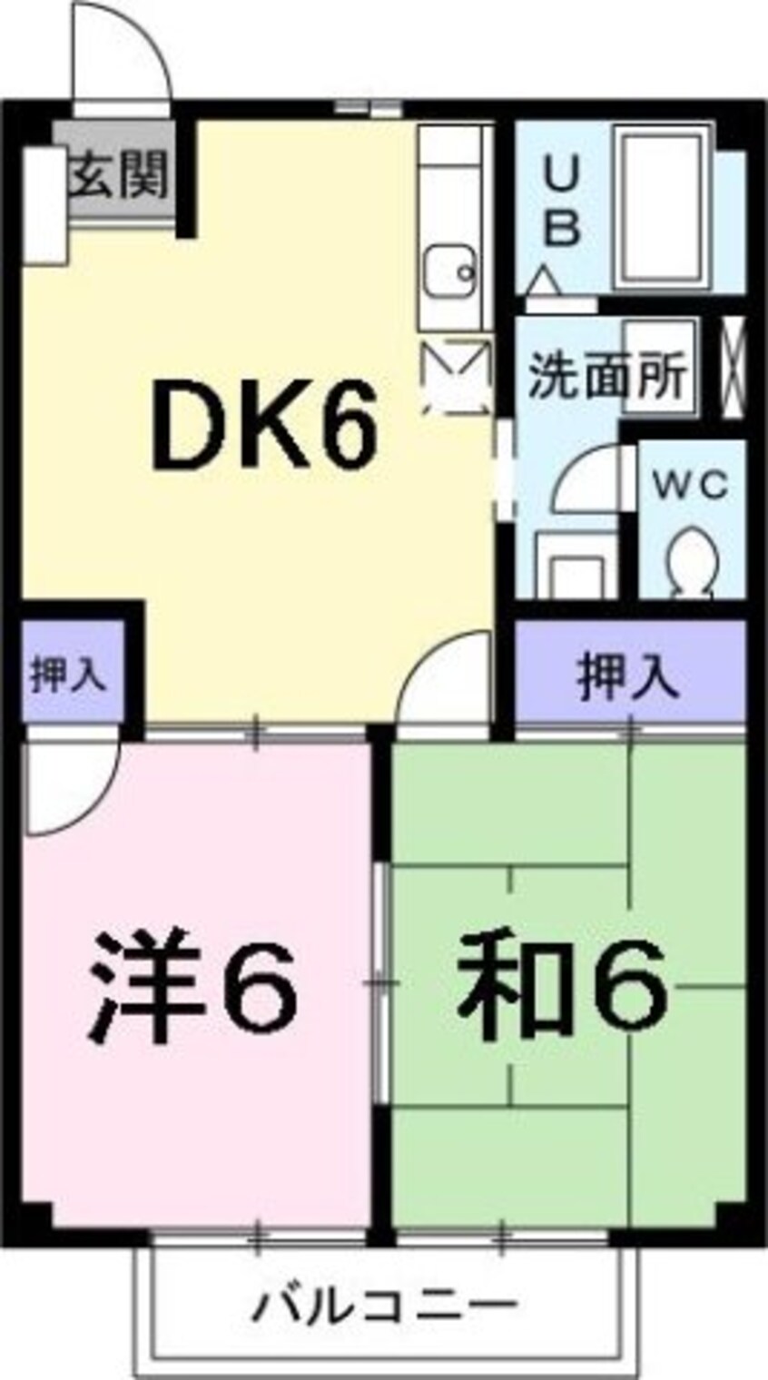 間取図 ニューシティヒラタＡ