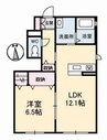シャーメゾン総社駅前 1LDKの間取り
