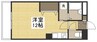 パーク三同 1Rの間取り