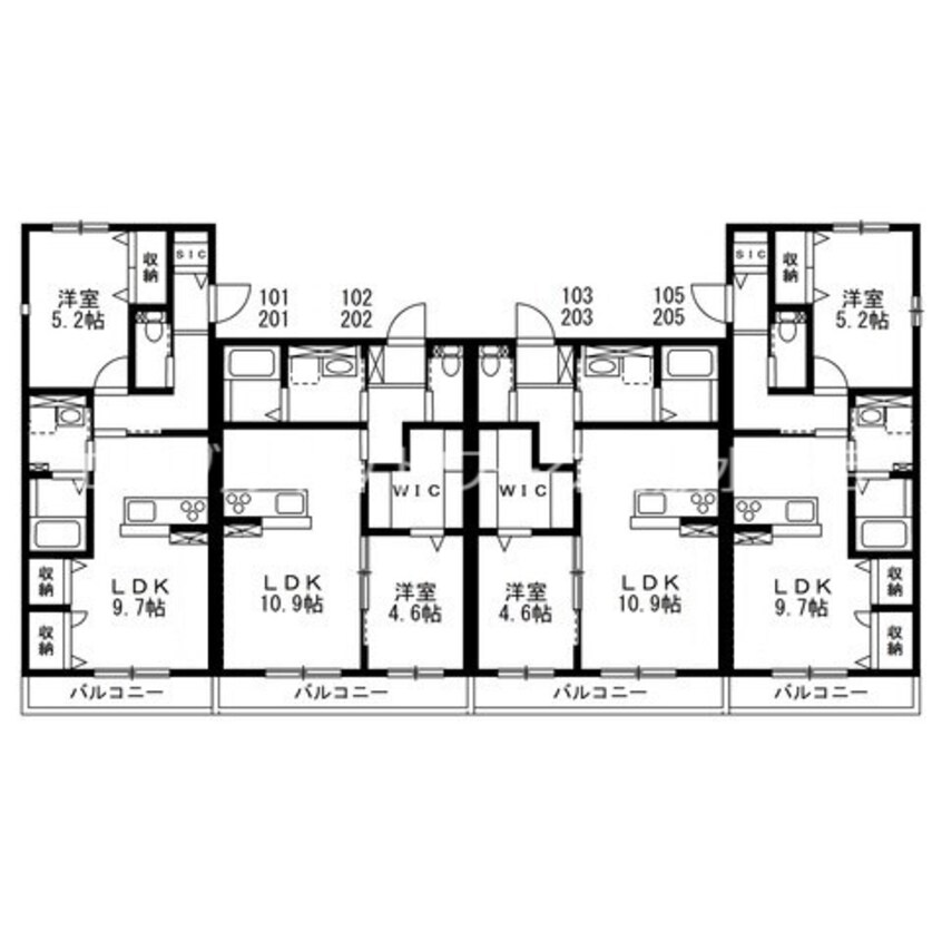 間取図 ウィスタリア