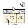 プレミアムコート　Ａ棟 1LDKの間取り