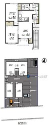 ファヴィリータC 2LDKの間取り