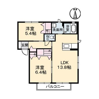 間取図 アン・ジュール　Ａ棟