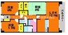 水島臨海鉄道水島本線/球場前駅 徒歩13分 4階 築28年 3LDKの間取り