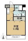 サンシャイン中庄 1Kの間取り