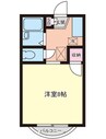 パルグリーンハウスB棟 1Kの間取り