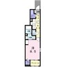 エスペランサ　Ｋ　Ⅱ 1Kの間取り