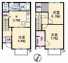 ニューカム２１ 3Kの間取り