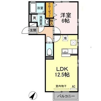 間取図 フラワー　A棟