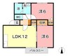 プレジャーライフ 2LDKの間取り