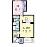 ＲｉｖｅｒＳｉｄｅ東祥Ｃ 1LDKの間取り