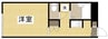 エストゥベンダ 1Kの間取り