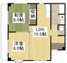 SINCE　1 2LDKの間取り