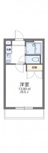 山陽本線（中国）/倉敷駅 徒歩24分 2階 築27年 1Kの間取り