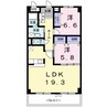 サニーレジデンス　ＹＫ 2LDKの間取り