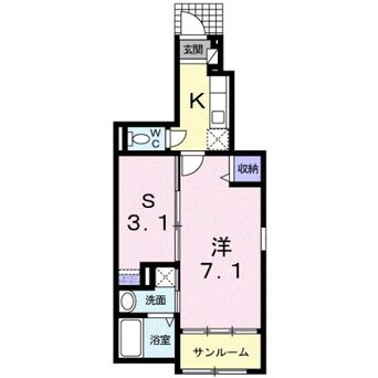 間取図 アミーコ　カーサ